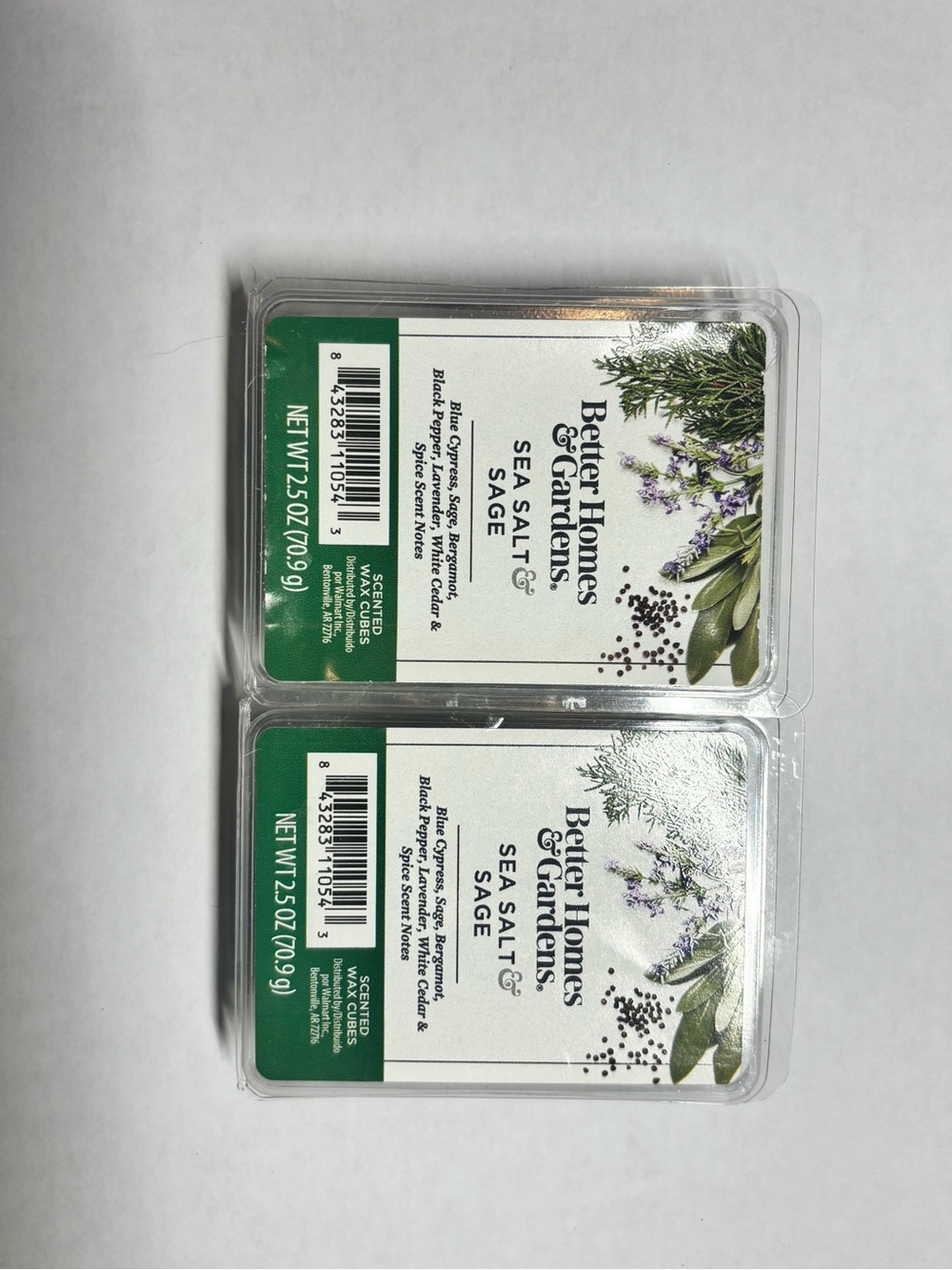 Better Homes And Gardens Sea Salt & Sage Wax Melts - Green